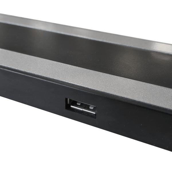 LED skrivebordslampe sort-sølv 4000K MADERA 324962 Polux