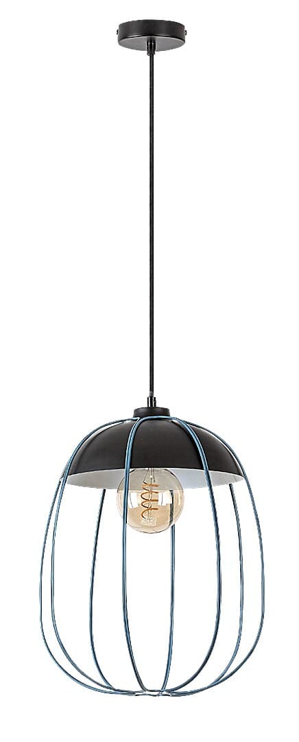 Pendellampe E27 1x60W mat sort 72024 Svens Rabalux