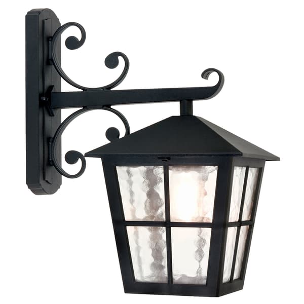 Canterbury ulkoseinävalaisin 1xE27 musta Elstead BL52M-BLACK