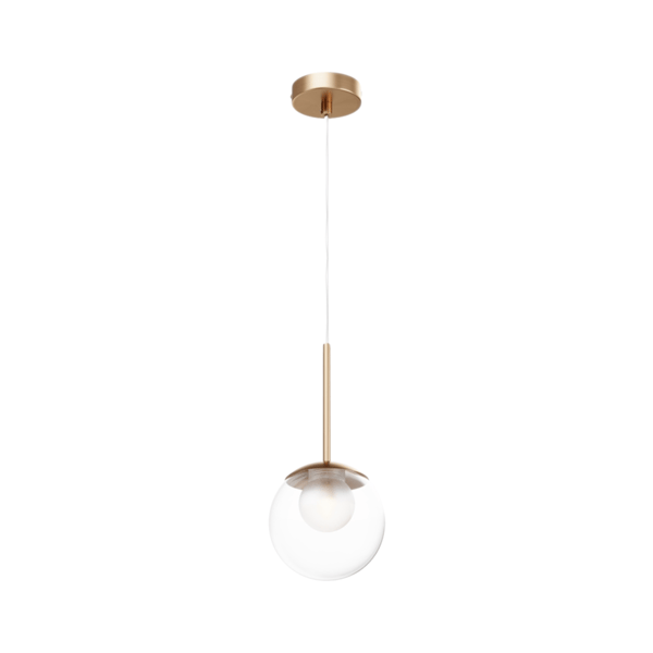 Pendellampe guld glaskugle Ø15 cm Basic form 1xG9 20W Maytoni