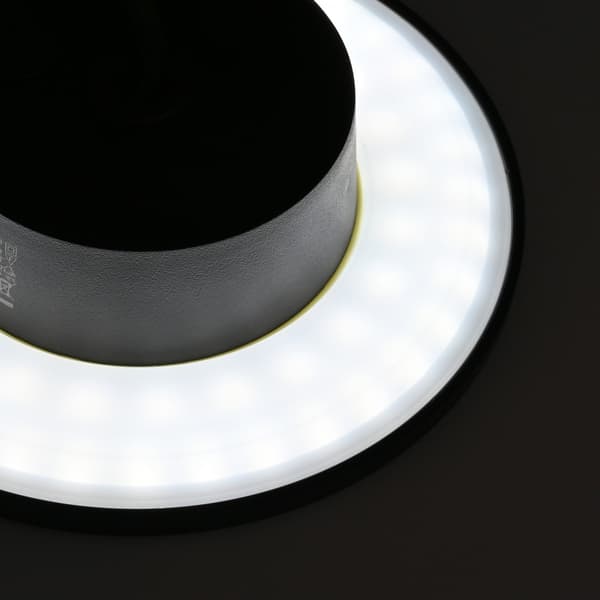 Moderne sort rund facadevæglampe Ø18cm LED 12W variabel farve IP65 Videx
