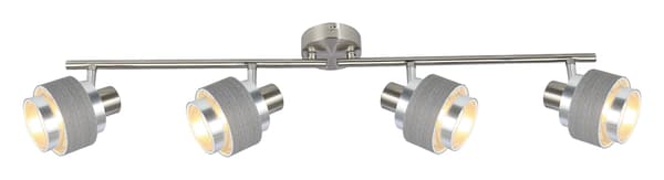 Loftlampe til stue E14 4X10W farve krom satin 5382 Basil Rabalux