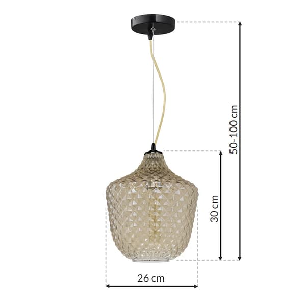 Pendellampe 1x60W E27 ORLANDO ML5550 Milagro