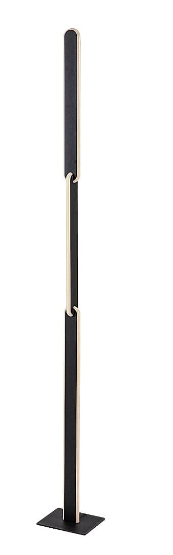 Rabalux SINDRI gulvlampe, moderne sort, til stue og soveværelse, variabel LED-farve, 33W
