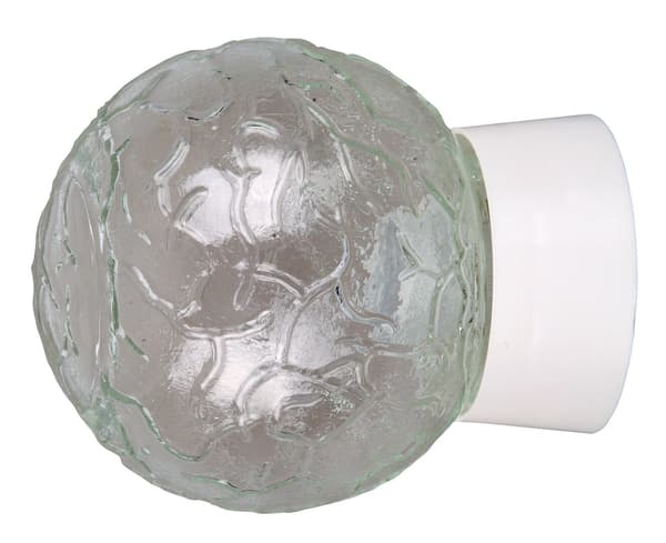 Vägglampa glaskula E27 vit Grace 2431 Rabalux