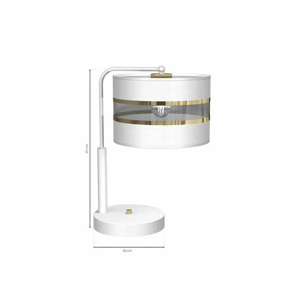 Milagro ULTIMO MLP7354 LED bordlampe hvid