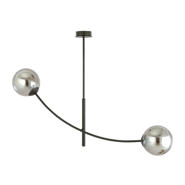 Emibig loftlampe 2xE14 40W HUNTER 2 SORT/GRAFIT 1100/2