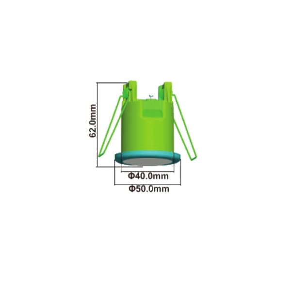Takmonterad rörelsesensor vit infraröd 8 meter 360 grader fi50 V-TAC