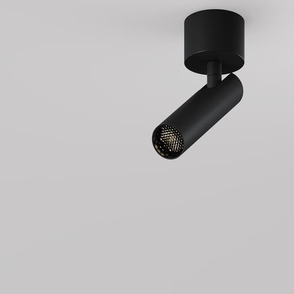 Bevægelig loftspot sort LED 6W Focus T Maytoni