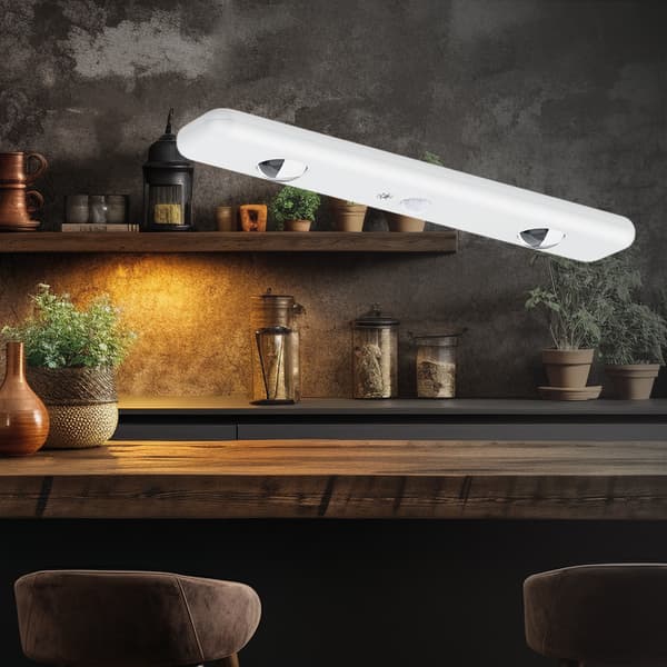 Hvid underskabsbelysning, bevægelsessensor, USB-C genopladelig, variabel LED-farve 1W TONY Eko-Light