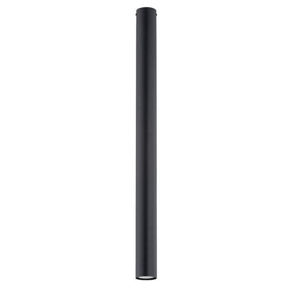 Sort loftspot 80 cm rund 1xGU10 8W TECNO Emibig