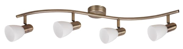 Spotlight brun / hvid E14 4x40W Soma 6309 Rabalux
