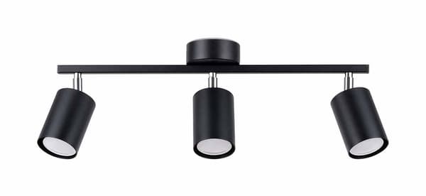 Sollux LEMMI justerbar sort rør loftlampe SL.1128