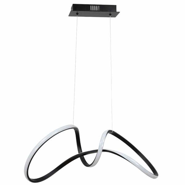 Pendellampe loft lysekrone sort Milagro TESORO 48W LED