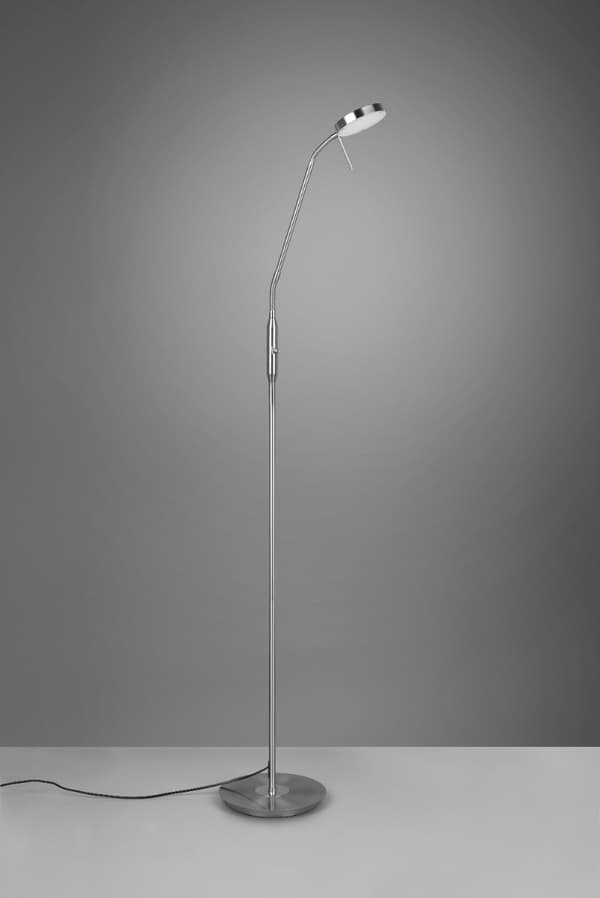 LED gulvlampe MONZA sølv Trio 423310107