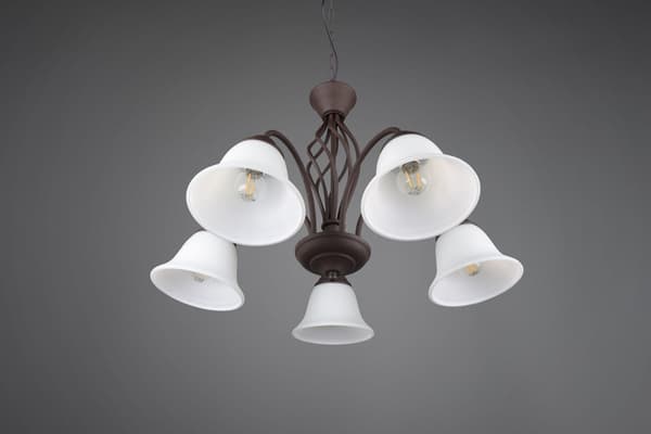 RUSTICA koppar takkrona Trio 101000524