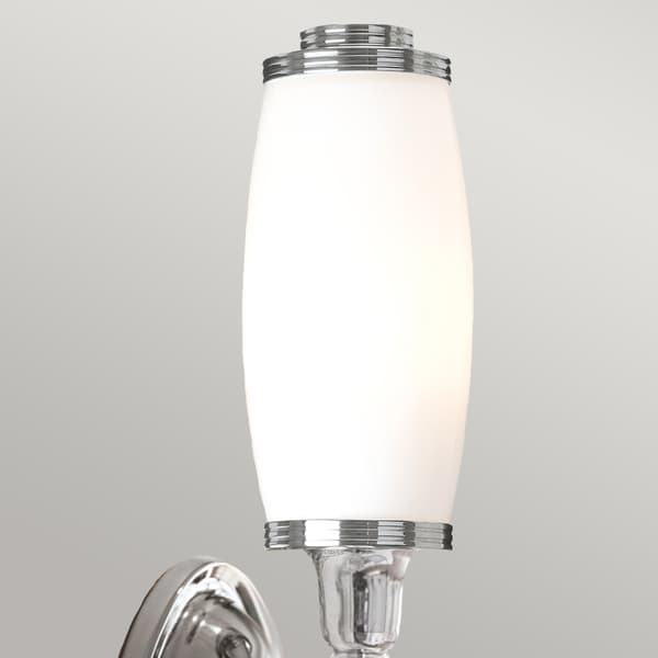 Badrumsvägglampa krom Dryden 1xG9 3W Elstead