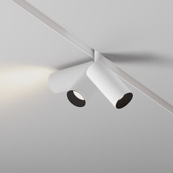 1-fas skenspotlight vit LED 5W FOCUS LED Maytoni Technical