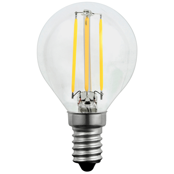 LED-filamenttilamppu G45 E14 400lm Platinum 305077 Polux