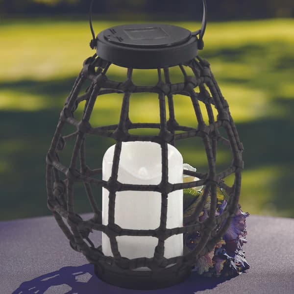 LED solarlykta brun IP44 metall KOGE 313249 Polux