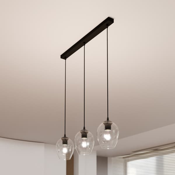 Lysekrone Emibig 3xE27 40W ISTAR 3 BL /TRANSPARENT 679/3