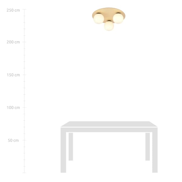 Emibig loftlampe 3xE14 40W KENZO 3B 1142/3B