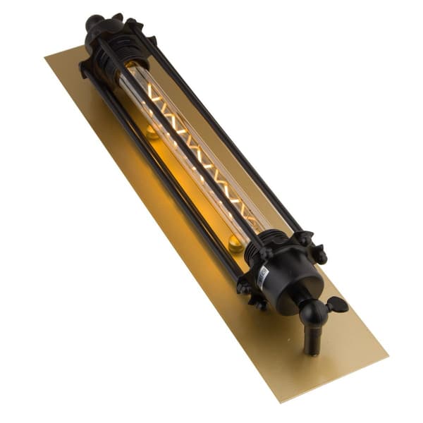 Kinkiet Retro Loft Abigali E27 guld-sort