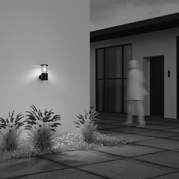 Ulkoseinävalaisin grafiitinharmaa sisäänrakennettu LED 12W Spir Maytoni