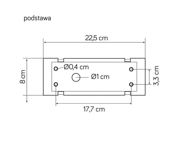 LED havelampe 9W mørkegrå IP65 SU-MA FLS-750
