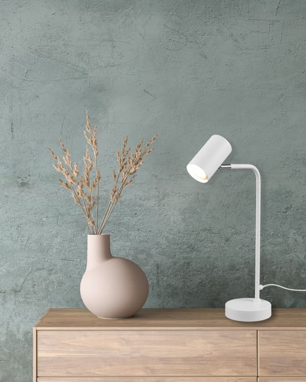 MARLEY skrivebordslampe hvid Trio 512400131