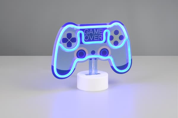 Bordlampe oplyst blå controller indbygget LED Control RL