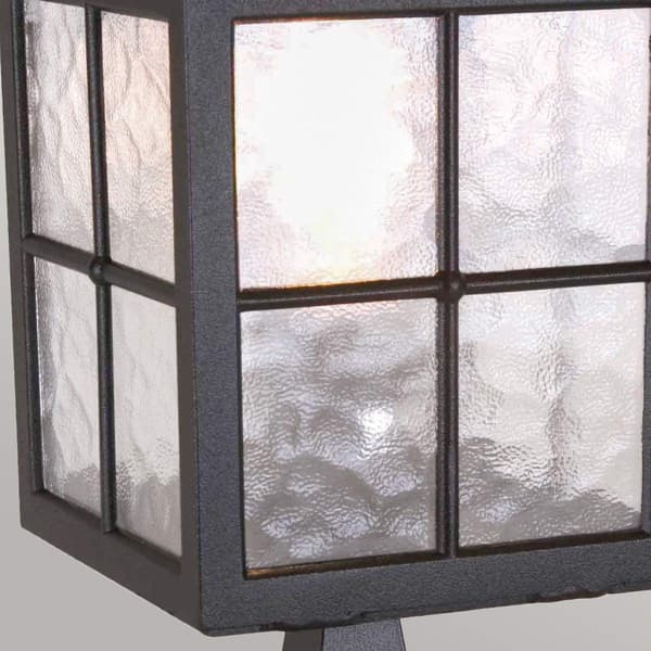 Elstead Winchester 1xE27 sort udendørs standerlampe BL25-BLACK