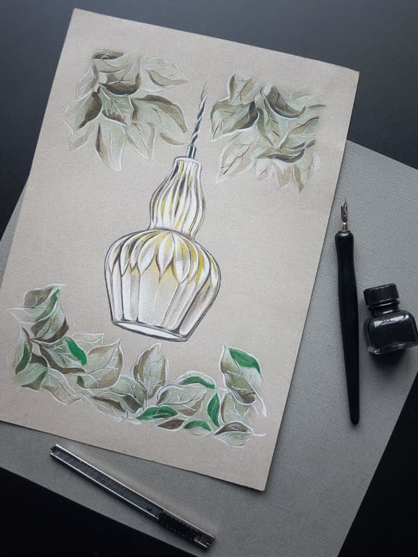 Pendellampe med glasskærm Eustoma Maytoni MOD238-PL-01-BL