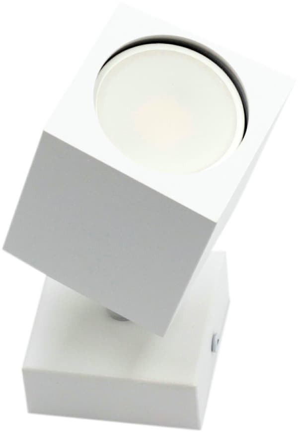 Væg- og loftlampe hvid GU10 Quantus ID-6111 Idealux
