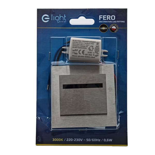 Trappbelysning 1x0.6W LED FERO EKS1121 Eko-Light
