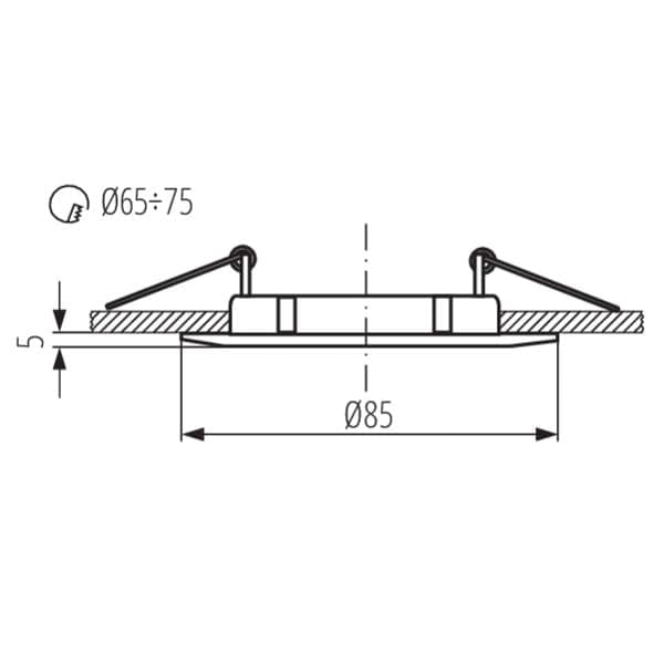 Kanlux LUTO serie 2580 loftarmatur