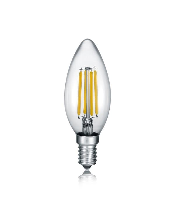 LED-pære transparent stearinlys E14 4W varm 470lm Trio