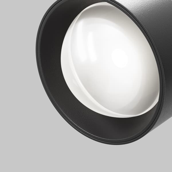 Sort magnetisk skinnespot LED 15W LENS Maytoni Technical