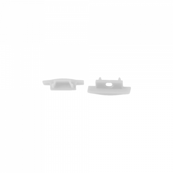 Set med 10x LED-listprofil P01 infälld vit + frostat lock 1m Ecolight