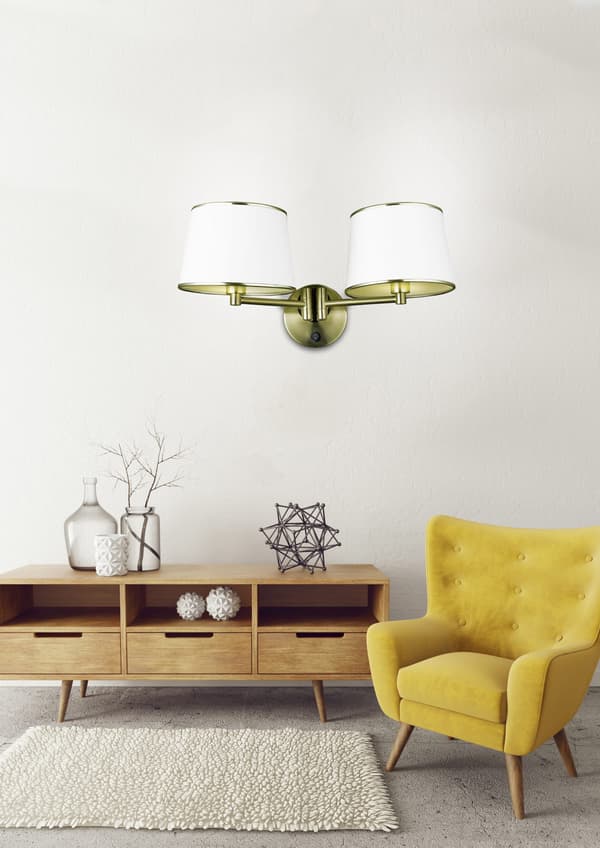 Væglampe Candellux IBIS 22-01309 messing