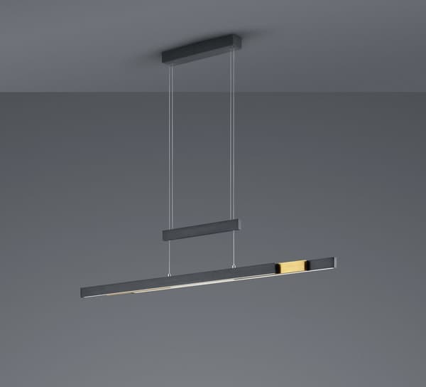 LED pendellampe TRAJAN sort Trio 375310502