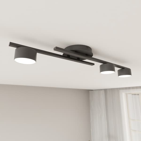 Loft loft loft sort minimalistisk 3xGX53 12W FRAGMENT Emibig