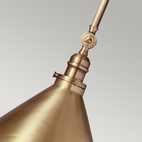 Væg- og loftlampe 1xE27 antik messing Provence Elstead