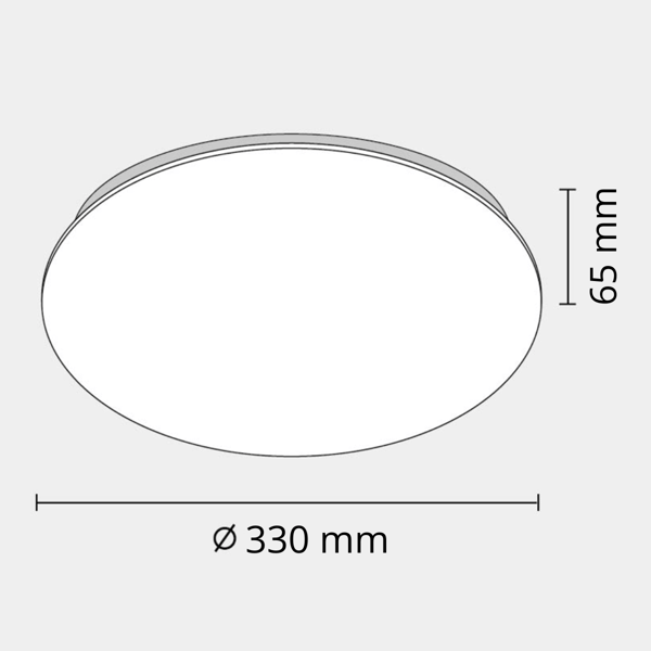 LED-plafond 30 slim 4000K ADAR 313386 Polux