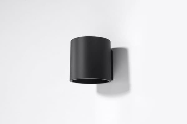 Væglampe ORBIS 1 Sort Sollux Lighting SL.0048