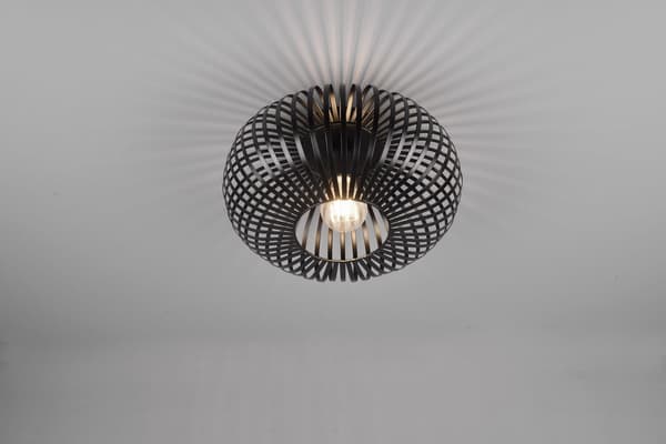 Moderne loftlampe JOHANN sort Trio 606903032