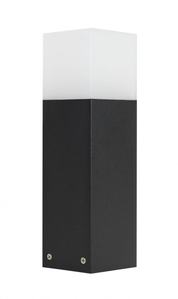 33 cm lysstolpe 1xE27 sort IP44 SU-MA Cube CB-330 BL