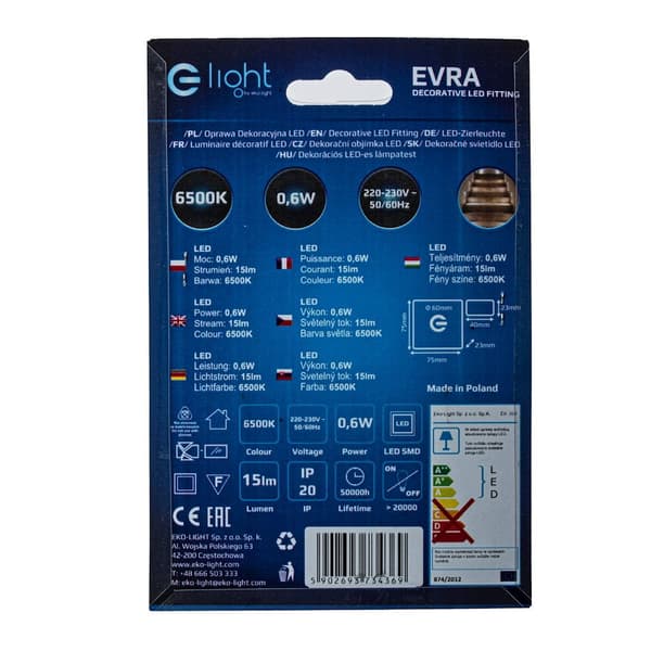 Trappelampe 0.6W LED VERA EKS4369 Eko-Light