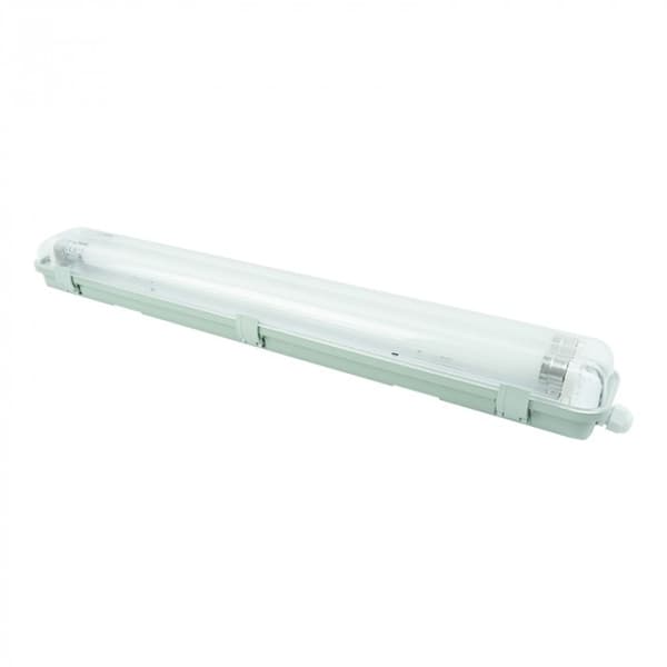 Hermetisk lampe til LED-rør 2x60cm FULL PLATE Ecolight EC20411