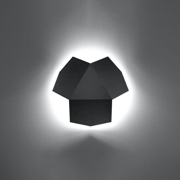 Væglampe TRIANO Sort Pure Lume PU.0425